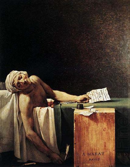 The Death of Marat, Jacques-Louis David